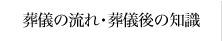 葬儀の流れ・葬儀後の知識